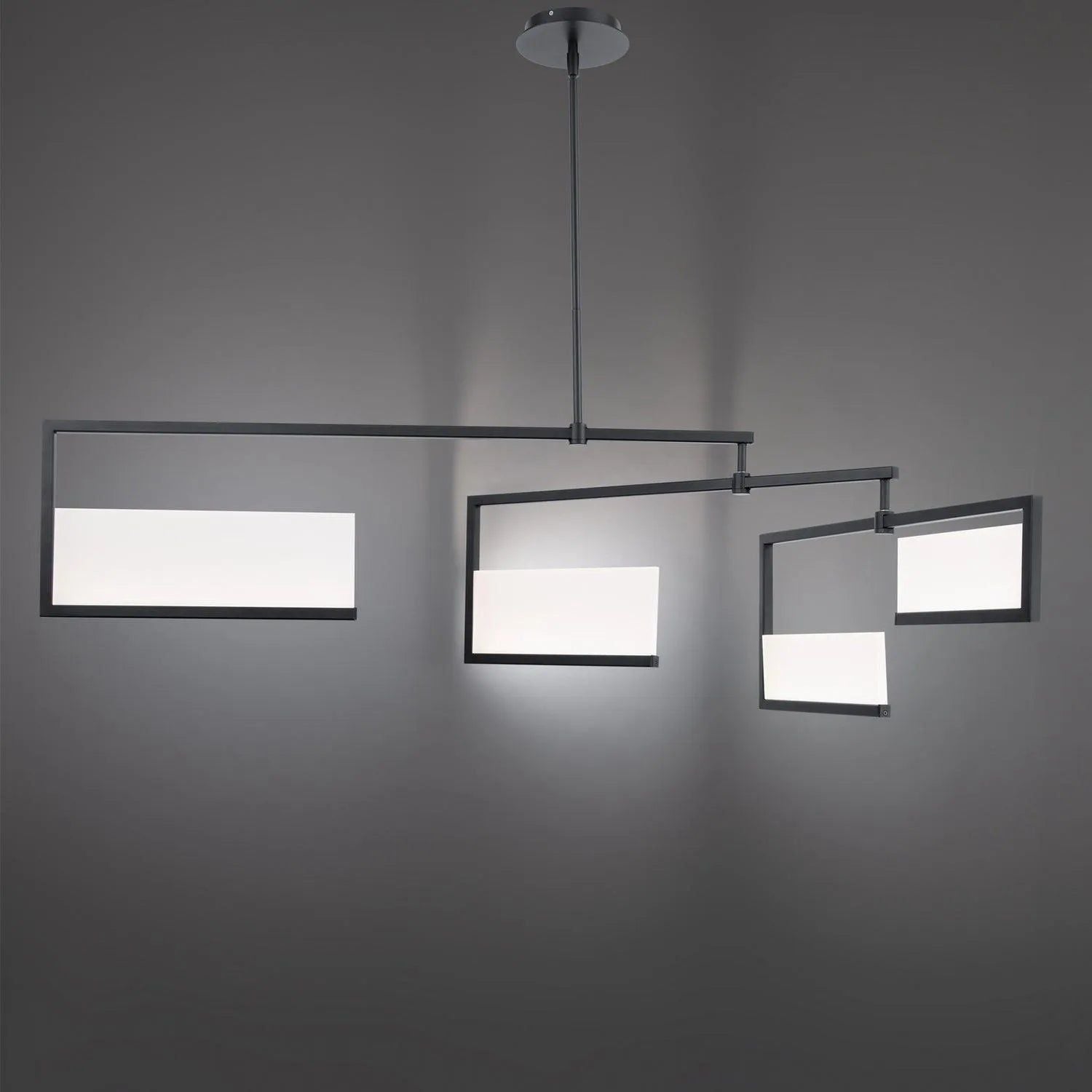 WAC Lighting - Quartet LED Chandelier - PD-29256-BK | Montreal Lighting & Hardware